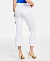 I.n.c. International Concepts Women's High Rise Crop Flare Jeans, Created for Macy's