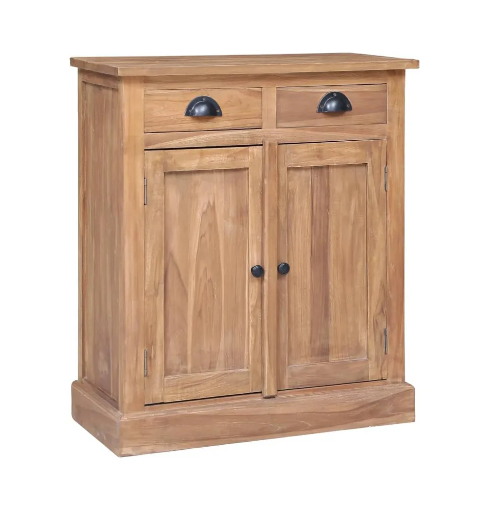 Side Cabinet 25.6"x11.8"x29.5" Solid Teak