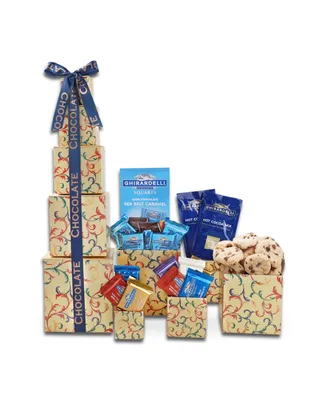 Alder Creek Gift Baskets Ghirardelli Chocolate Tower Gift Set