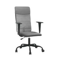 Office Chair Mesh Fabric and Faux Leather
