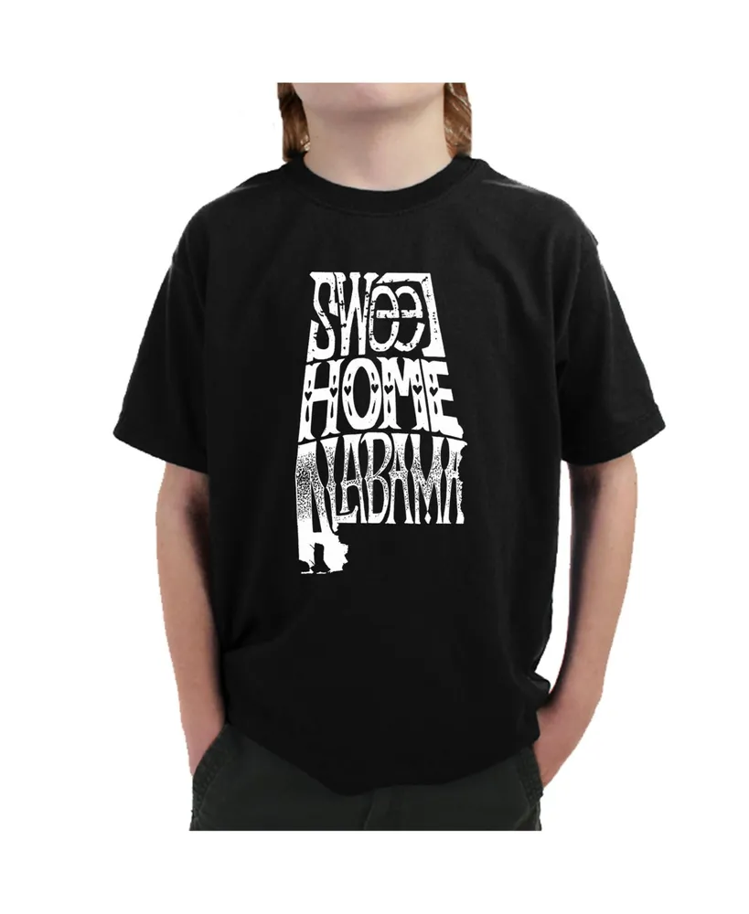 Boy's Word Art T-shirt - Sweet Home Alabama