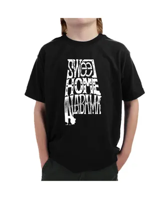 Boy's Word Art T-shirt - Sweet Home Alabama