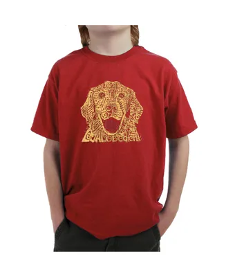 Boy's Word Art T-shirt - Dog