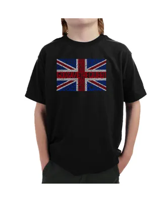 Boy's Word Art T-shirt - God Save The Queen