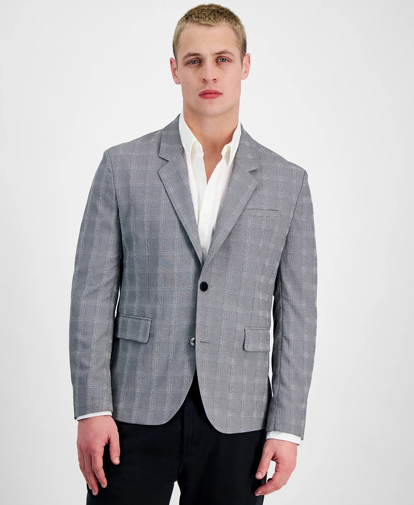 Hugo by Boss Men's Modern-Fit Seersucker Sport Coat