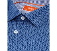 Tallia Men's Slim-Fit Geo-Link Dress Shirt