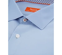 Tallia Men's Slim-Fit Solid Poplin Dress Shirt