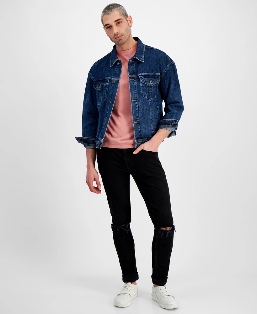 I.n.c. International Concepts Men's Denim Jacket, Created for Macy's