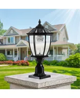 Streamdale Furniture Solar Column Headlights With Dimmable Led