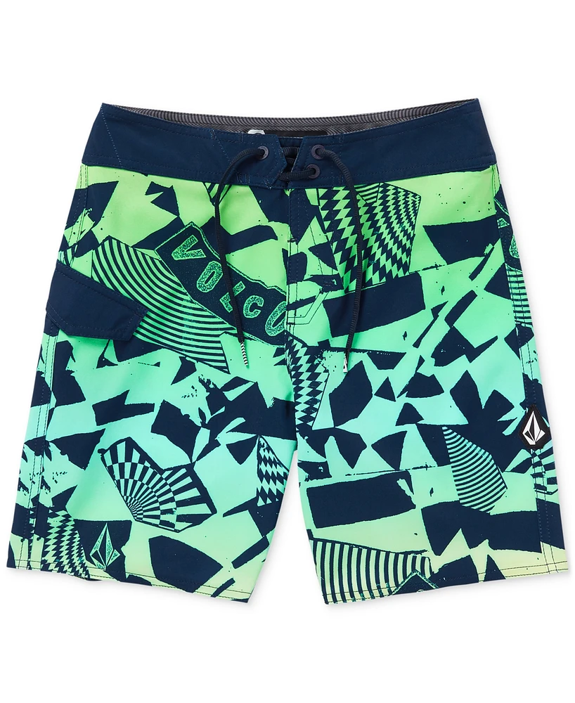 Volcom Big Boys Uprorar Mod Printed Board Shorts