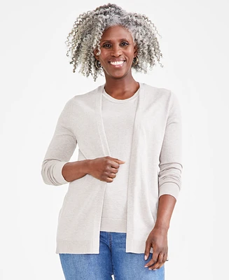 Style & Co Women's Open Front Cardigan Sweater, Created for Macy's