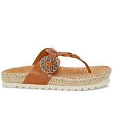 Lucky Brand Women's Libba T-Strap Espadrille Flat Sandals