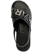 Karl Lagerfeld Paris Women's Charla Slingback Espadrille Sandals