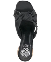 Vince Camuto Leana Knotted Slip-On Block-Heel Sandals