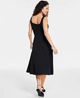 I.n.c. International Concepts Women's Square-Neck Midi Dress, Created for Macy's