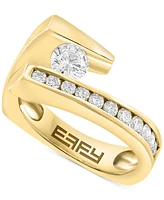 Effy Diamond Abstract Channel-Set Statement Ring (3/4 ct. t.w.) in 14k Gold