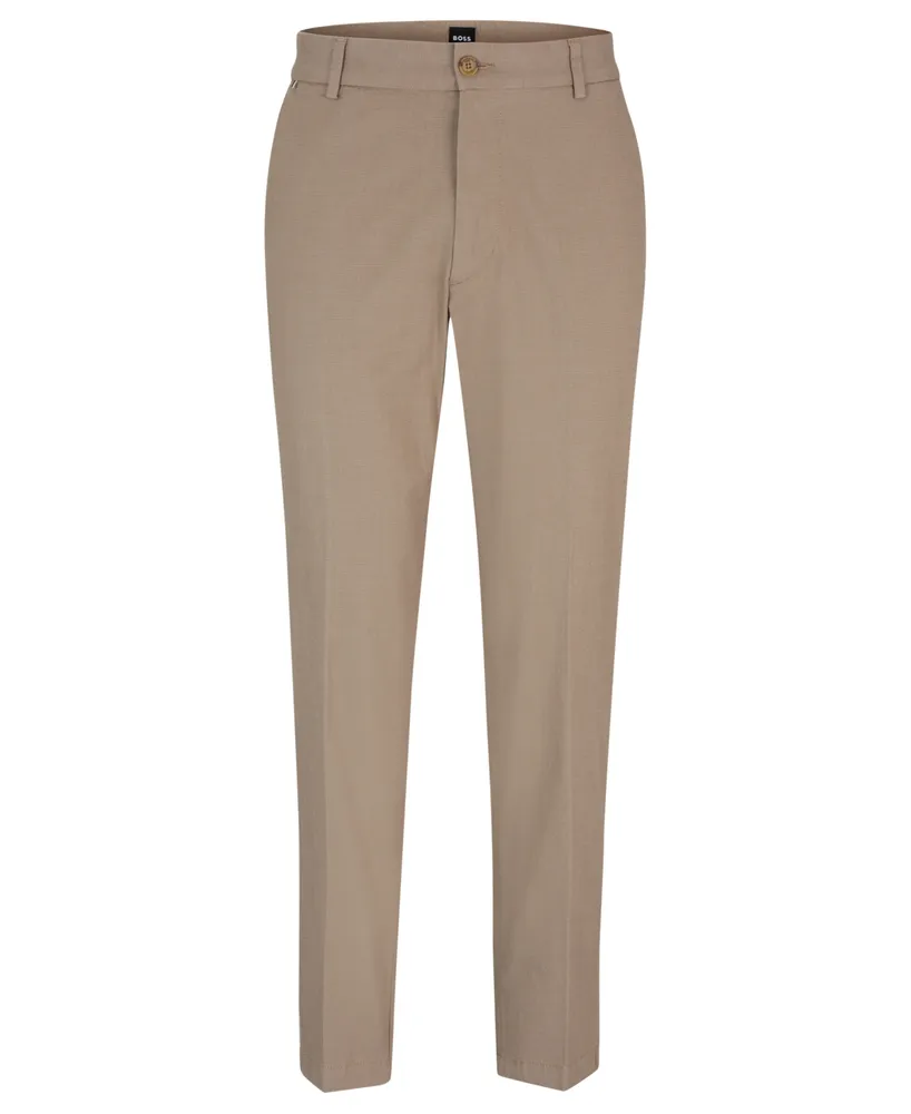Boss by Hugo Boss Men's Patterned Regular-Fit Trousers