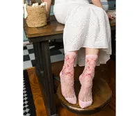 Sock Candy Women's Cherry Blossom Sheer Sock