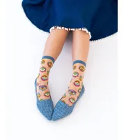 Sock Candy Women's Evil Eye Sheer Sock