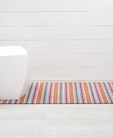 Chilewich Ribbon Stripe Shag Runner 24" x 72"