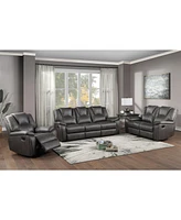 Katrine 39" Manual Recliner - Charcoal