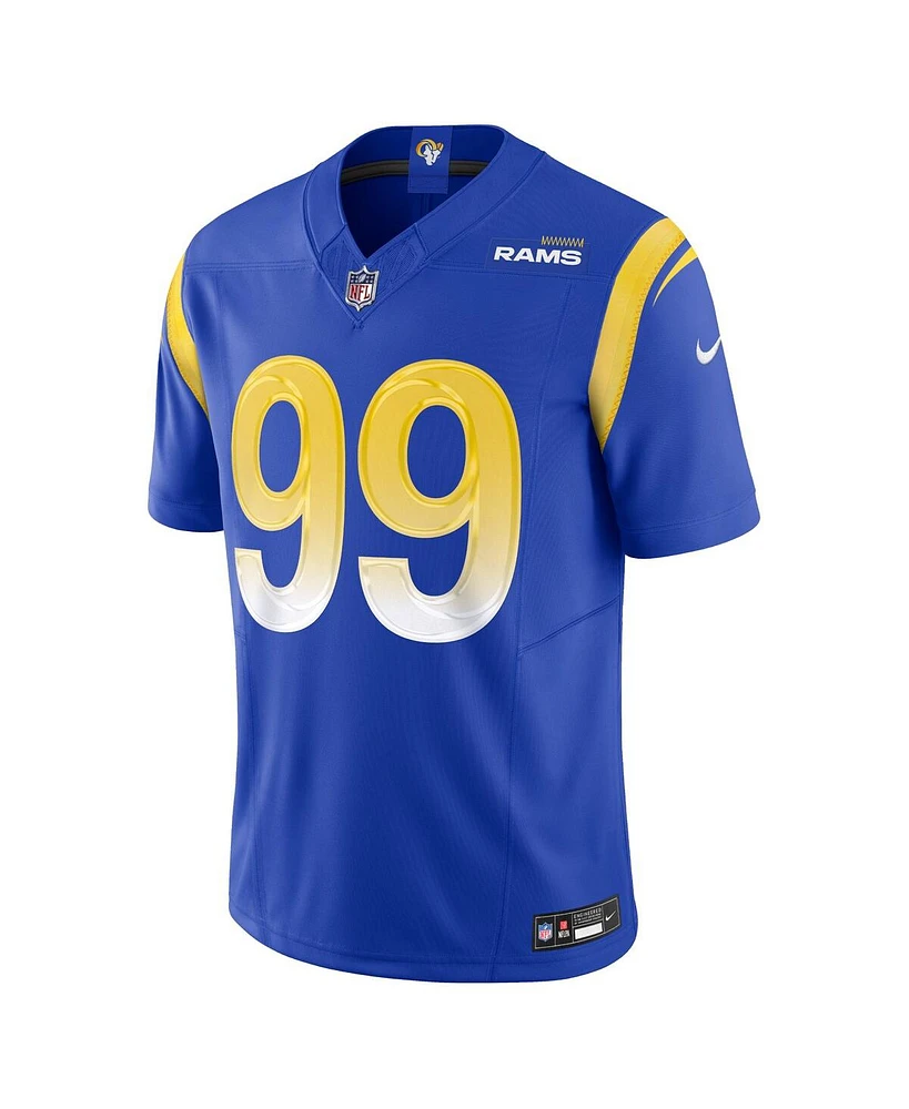 Men's Nike Aaron Donald Royal Los Angeles Rams Vapor F.u.s.e. Limited Jersey