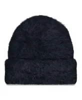 Women's New Era Black Minnesota Vikings Fuzzy Cuffed Knit Hat