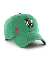 Women's '47 Brand Kelly Green Boston Celtics Confetti Undervisor Clean Up Adjustable Hat