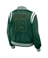 Women's Wear by Erin Andrews Green Bay Packers Bomber Full-Zip Jacket