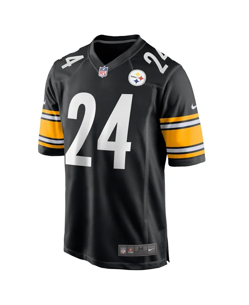 Men's Nike Joey Porter Jr. Black Pittsburgh Steelers 2023 Nfl Draft Pick Game Jersey