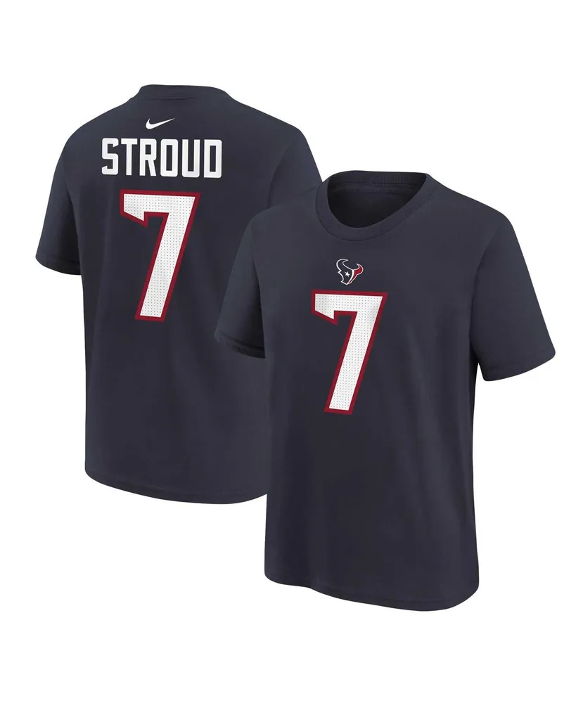 Little Boys and Girls Nike C.j. Stroud Navy Houston Texans Player Name Number T-shirt