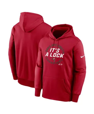 Men's Nike Red Tampa Bay Buccaneers 2023 Nfc South Division Champions Locker Room Trophy Collection Pullover Hoodie