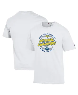 Men's Champion White South Dakota State Jackrabbits 2023 Fcs Football National Champions Locker Room T-shirt
