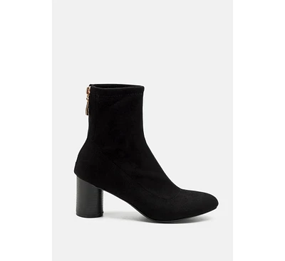 emerson micro suede ankle boots