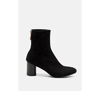 emerson micro suede ankle boots