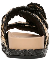 Sam Edelman Reina Woven Double Buckle Slide Sandals