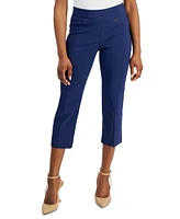 I.n.c. International Concepts Petite Mid-Rise Straight-Leg Capri Pants