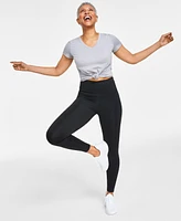 Id Ideology Women's Solid 7/8 Compression Leggings, Created for Macy's