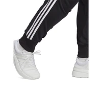 adidas Plus Essentials 3-Striped Cotton French Terry Cuffed Joggers