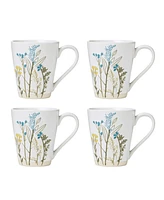 Lenox Wildflowers Mugs, Set of 4