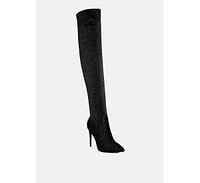 Women's Tigerlily Knitted Stiletto Long Boots