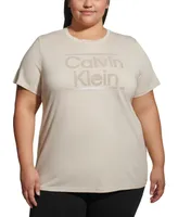 Calvin Klein Performance Plus Short-Sleeve Logo Tee