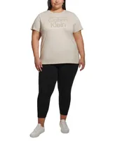 Calvin Klein Performance Plus Size Short-Sleeve Logo Tee