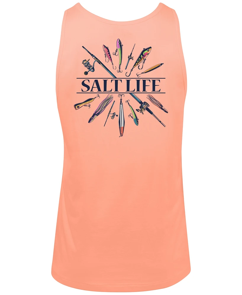 Salt Life Men's Lure Me Graphic Sleeveless Tank