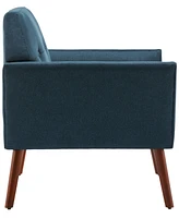 Convenience Concepts 30" Polyester Andy Mid Century Modern Accent Lounge Armchair