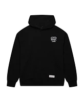 Men's and Women's Mitchell & Ness Black Usher Super Bowl Lviii Collection Blacklight Legacy Hoodie