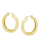 Robert Lee Morris Soho Sculpted Hoop Earrings