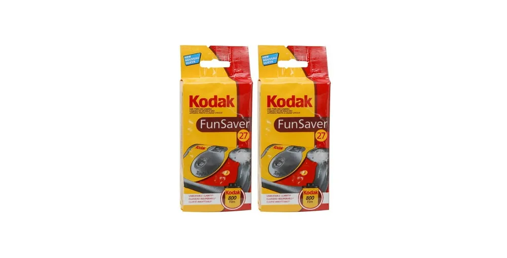 Kodak Fun Saver Single Use Camera (10-Pack) Bundle (10 Items)