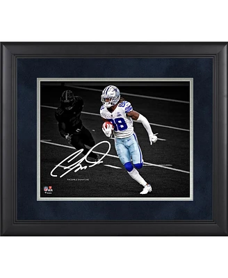 CeeDee Lamb Dallas Cowboys Framed 11" x 14" Spotlight Photograph - Facsimile Signature