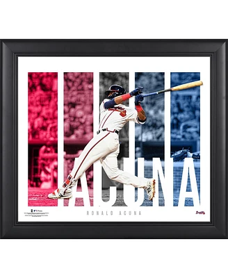Ronald Acuna Jr. Atlanta Braves Framed 15" x 17" Player Panel Collage
